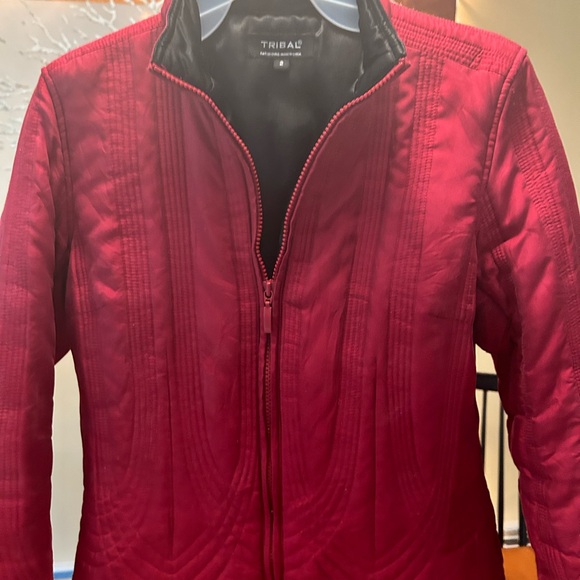 Small Tribal Cranberry Red Jacket - Picture 3 of 5